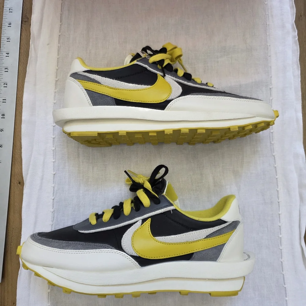 Pre-owned Nike X Undercover LDwaffle In Black / Yellow Men's Size 11.5 - Picture 5 of 8